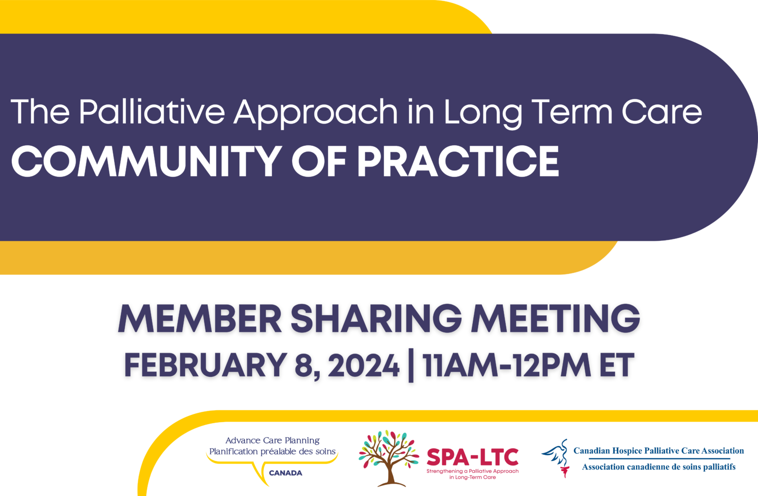 Join ACP Canada for the February 2024 Palliative Approach in Long Term